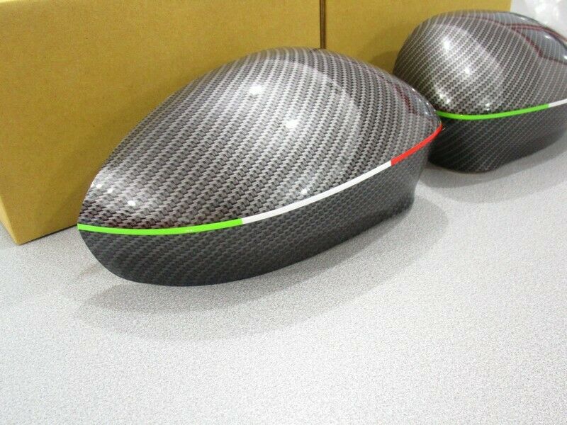 Calotte specchio carbon look Fiat Grande Punto Evo 500 Abarth