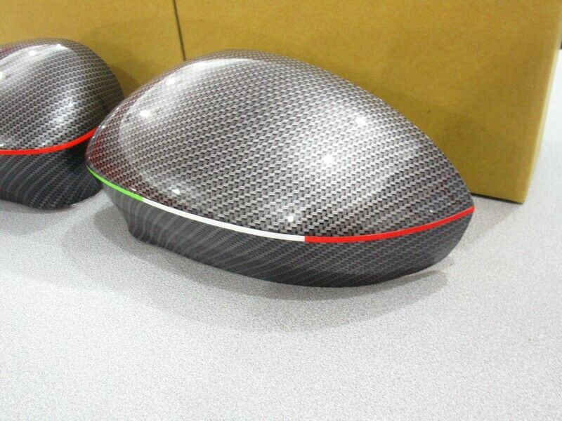 Calotte specchio carbon look Fiat Grande Punto Evo 500 Abarth