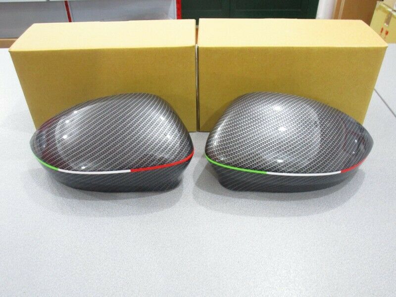 Calotte specchio carbon look Fiat Grande Punto Evo 500 Abarth