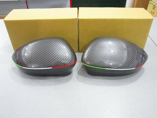 Calotte specchio carbon look Fiat Grande Punto Evo 500 Abarth
