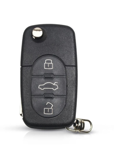 Pulsanti Silicone Ricambio Per Telecomando Audi - 3 Tasti Nero Per A1 A3 A4 A6 A8 TT Q5 Q7 - Foto 6