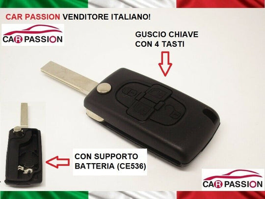 Telecomando per Citroen C4 C5 C8 Picasso 4 tasti