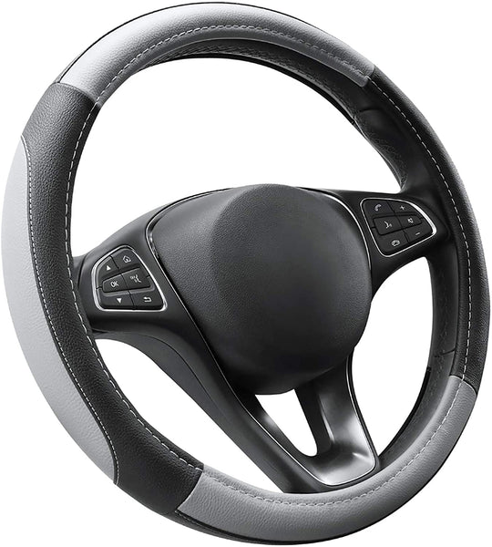 Coprivolante per auto universale nero grigio 37-38 cm