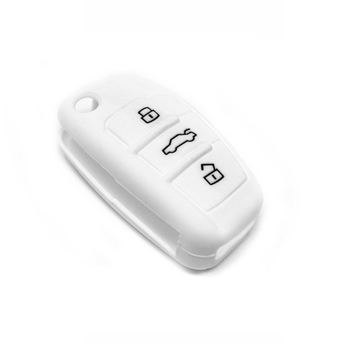 Cover chiave telecomando guscio silicone Audi A1 A2 A3 A4 Q1 Q2 Q3 TT