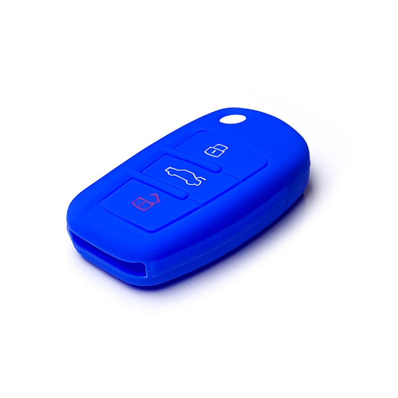 Cover chiave telecomando guscio silicone Audi A1 A2 A3 A4 Q1 Q2 Q3 TT