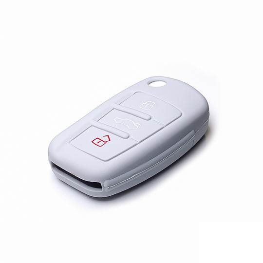 Cover chiave telecomando guscio silicone Audi A1 A2 A3 A4 Q1 Q2 Q3 TT