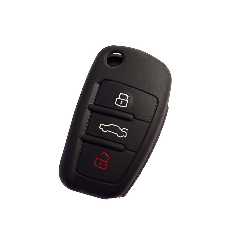 Cover chiave telecomando guscio silicone Audi A1 A2 A3 A4 Q1 Q2 Q3 TT