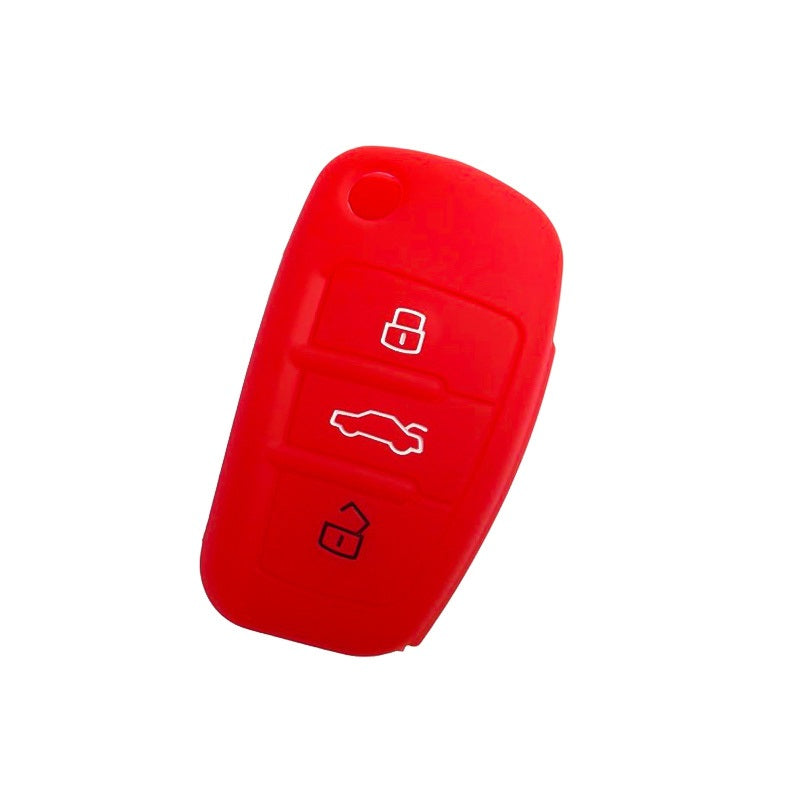 Cover chiave telecomando guscio silicone Audi A1 A2 A3 A4 Q1 Q2 Q3 TT