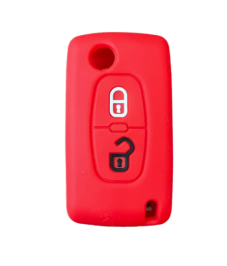 Cover chiave telecomando guscio silicone Peugeot 407 408 307 308 107 207