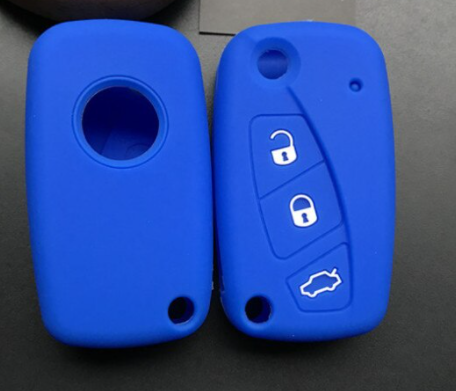 Cover chiave telecomando guscio silicone Fiat Punto Panda Ducato Idea Sedici Stilo