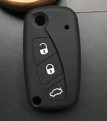 Cover chiave telecomando guscio silicone Fiat Punto Panda Ducato Idea Sedici Stilo