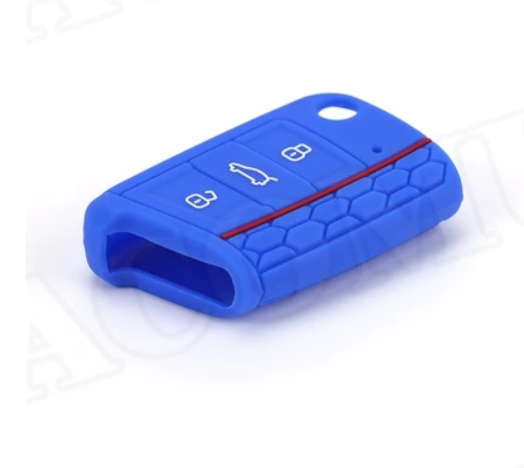 Cover chiave telecomando guscio silicone Volkswagen Golf Polo T-Roc T-Cross Tiguan