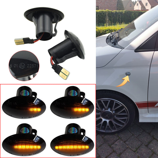 Frecce laterali LED progressive Fiat 500 e 500L
