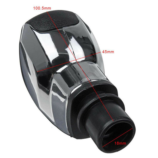 Pomello Leva Cambio Completo Compatibile con Peugeot 208 308 508 2008 3008 Citroen C2 C3 C4 C5 Jumpy 5 Marce Ricambio Impugnatura Lente (Cromato)