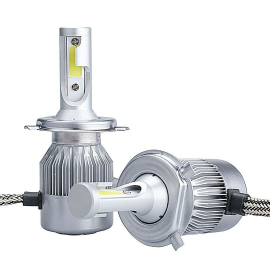 Kit Fari Led CANBUS Anabbaglianti + Abbaglianti + Fendinebbia + Luci Diurne DRL 6000K Lampadine Luci Bianco Ghiaccio 7800LM H4 + H11 + T20 - [accessori auto]