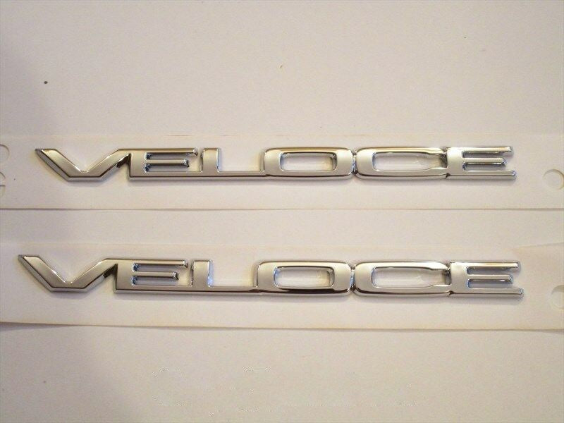 Coppia scritte Veloce Alfa Romeo Giulia Stelvio Giulietta originali - [accessori auto]