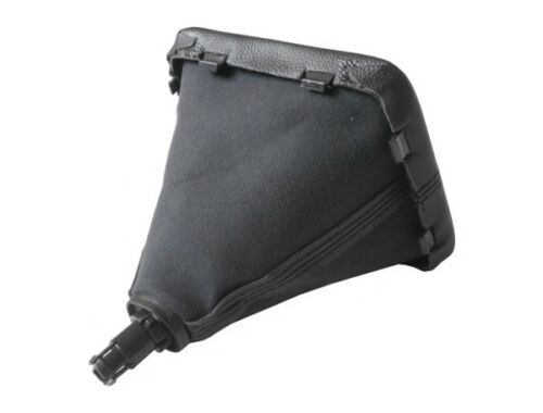 Cuffia Leva Cambio Manuale + Pomello + Ghiera Cromata Telaio Compatibile con Seat Leon III 2012-2017 Cuciture Nere Set Completo Ricambio Auto 5 marce